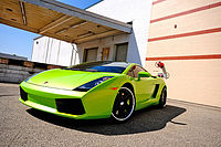 Lime Green Lamborghini